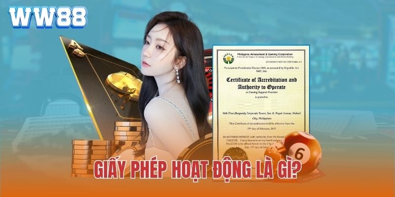 Giấy phép kinh doanh là yếu tố bắt buộc của các nhà cái 