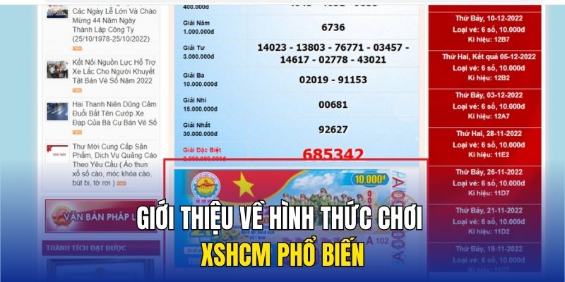 Giới thiệu về hình thức chơi XSHCM phổ biến