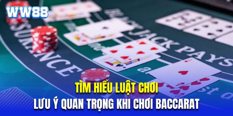 Tìm hiểu luật chơi là lưu ý quan trọng khi chơi Baccarat